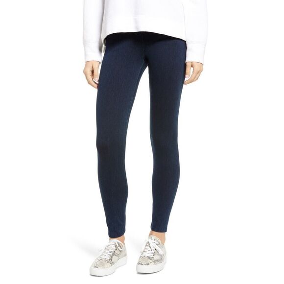 Yummie Signature Waistband Denim‎ Leggings in True Indigo Size M - Picture 1 of 7